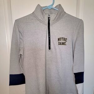New with the tags Women's Size Med Under Armour Notre Dame Gray Pullover
